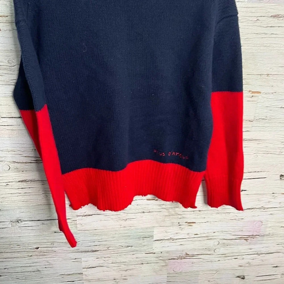 Sundry red blue sweater size medium - Picture 8 of 9